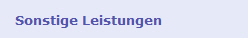 Sonstige Leistungen